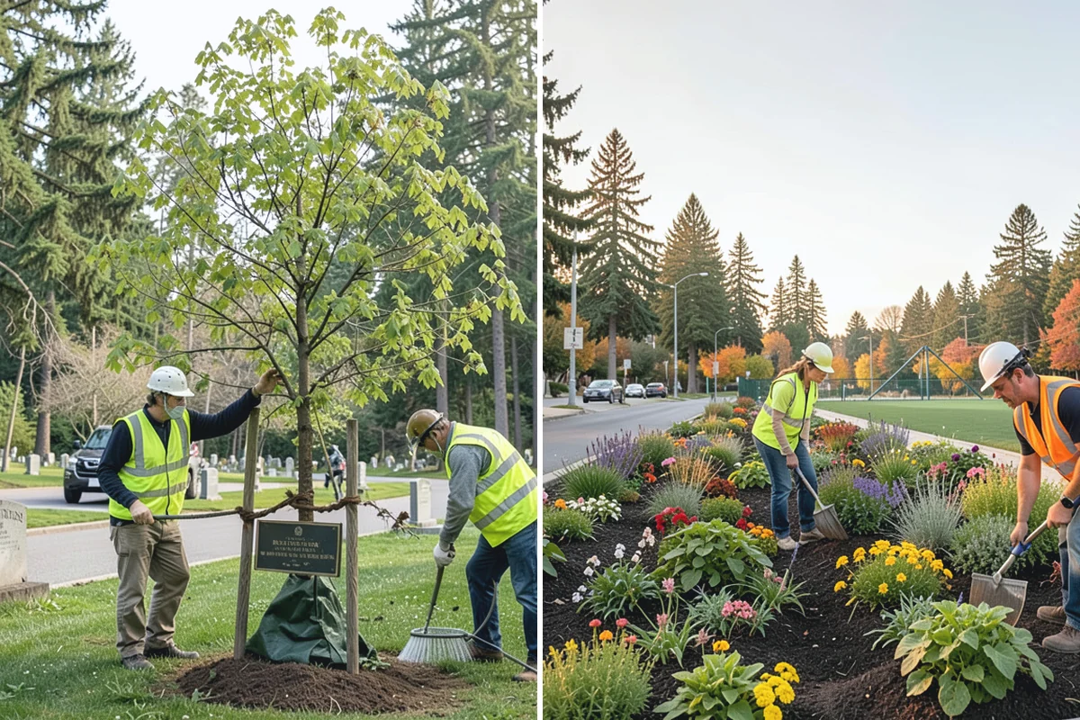 Detention Pond Maintenance in South Prairie, Pierce County, WA - Inspect embankments, inlets, and outlet control structures