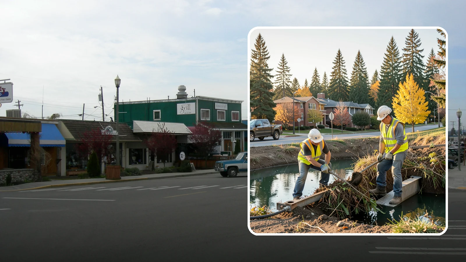 Detention Pond Maintenance in Stanwood, Snohomish County, WA - Vegetation, sediment, and outlet upkeep that keeps detention ponds storing and releasing runoff correctly.