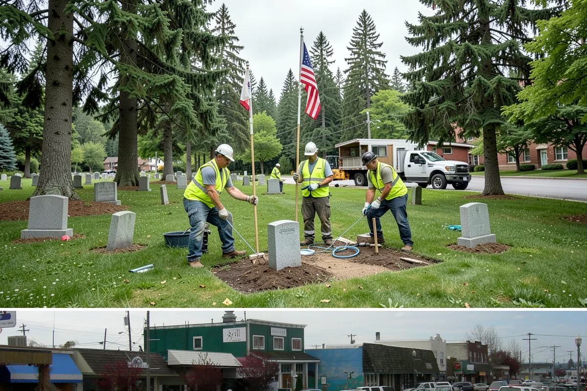 Detention Pond Maintenance in Stanwood, Snohomish County, WA - Mowing and vegetation work occur in the dry summer months, while inlet and outlet inspections increase through the winter storm...