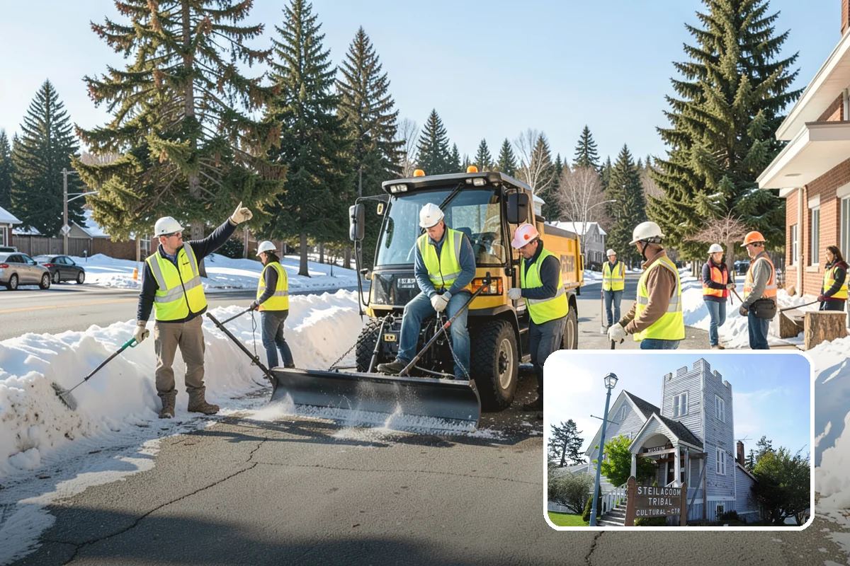 Detention Pond Maintenance in Steilacoom, Pierce County, WA - Maintained storage volume and controlled release rates