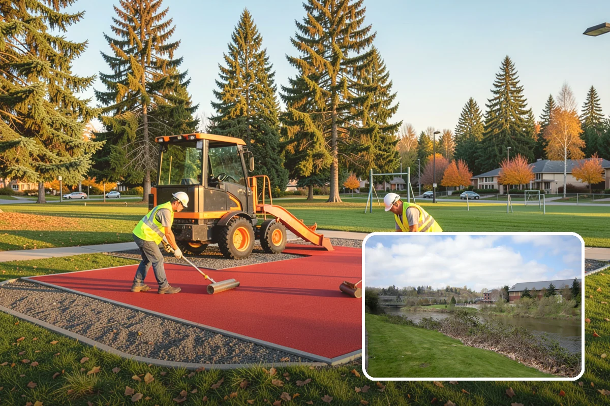 Detention Pond Maintenance in Tukwila, King County, WA - Maintained storage volume and controlled release rates