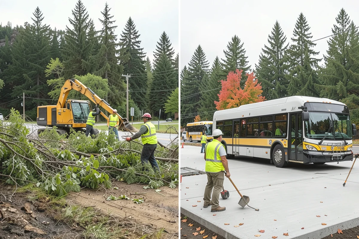 Detention Pond Maintenance in University Place, Pierce County, WA - Inspect embankments, inlets, and outlet control structures