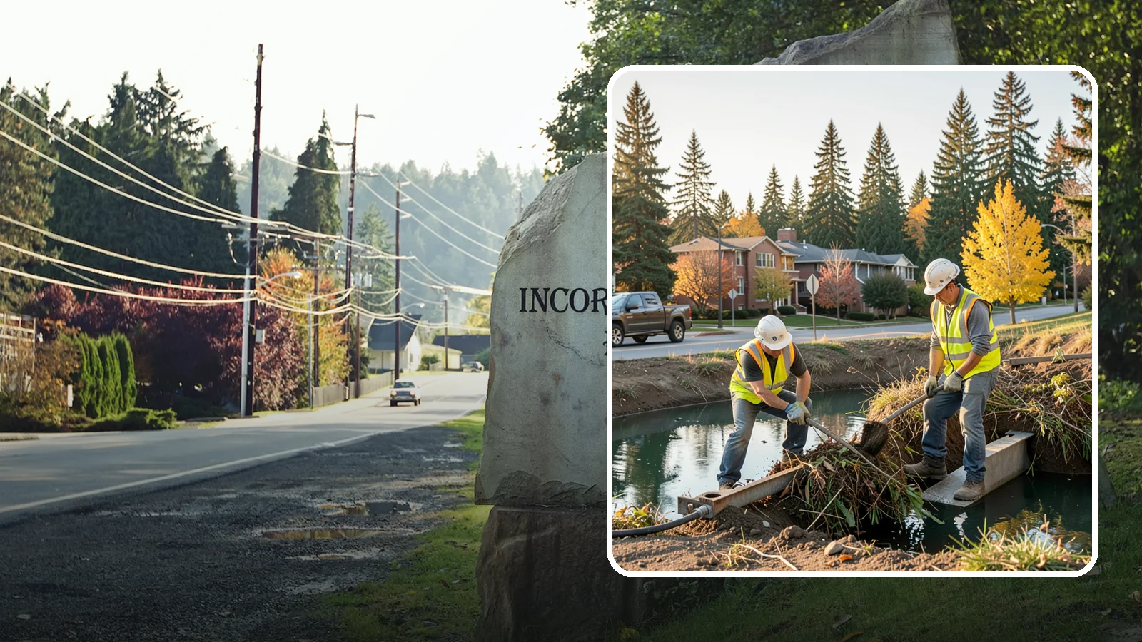 Detention Pond Maintenance in Wilkeson, Pierce County, WA - Vegetation, sediment, and outlet upkeep that keeps detention ponds storing and releasing runoff correctly.