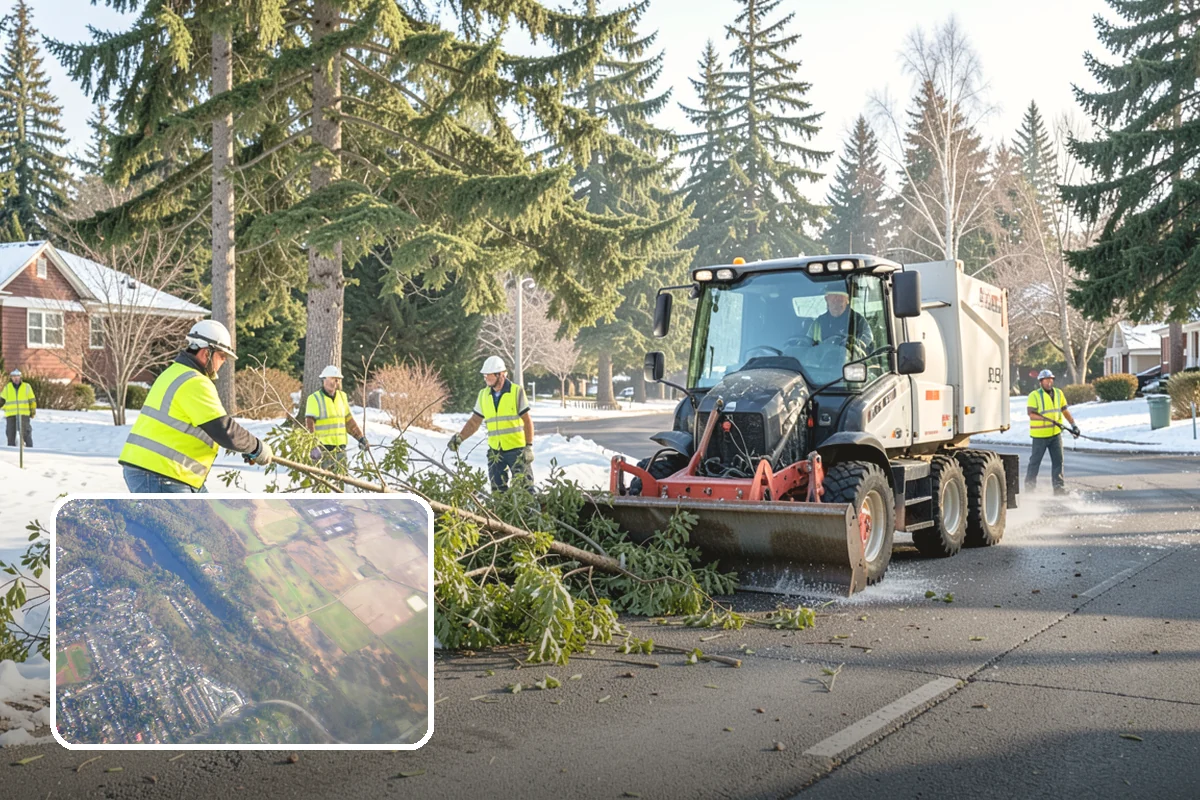 Detour Signage Setup in Algona, King County, WA - Clear guidance around closures