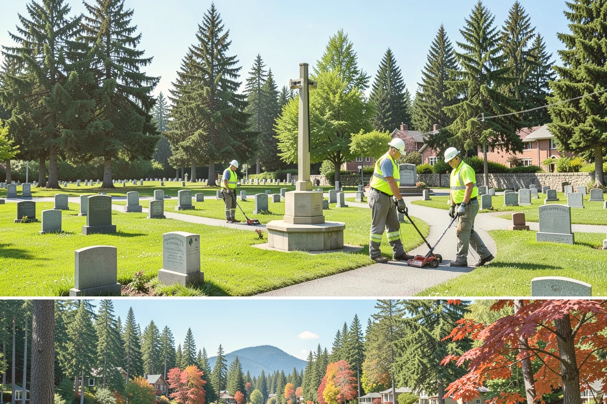 Detour Signage Setup in Covington, King County, WA - Detour signing accompanies the summer roadwork season and is deployed rapidly for winter storm closures.