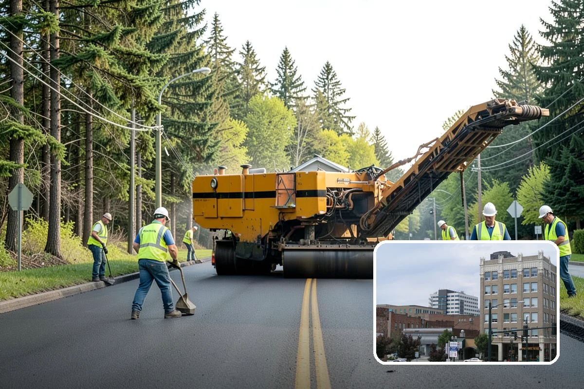 Detour Signage Setup in Everett, Snohomish County, WA - Clear guidance around closures