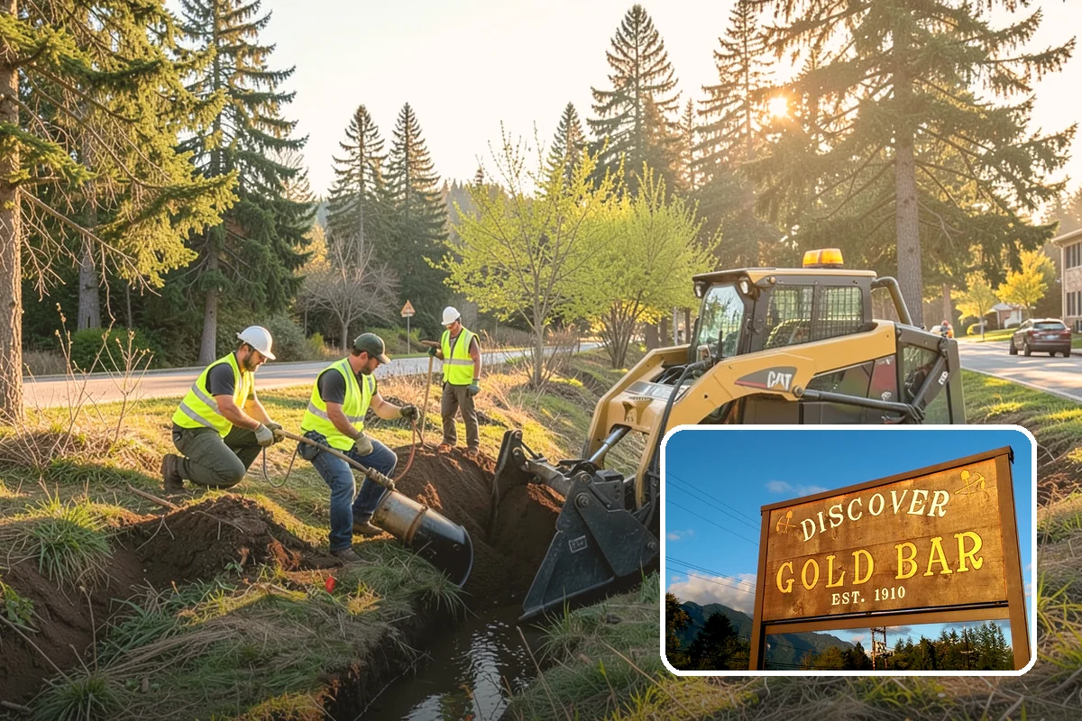 Detour Signage Setup in Gold Bar, Snohomish County, WA - Clear guidance around closures