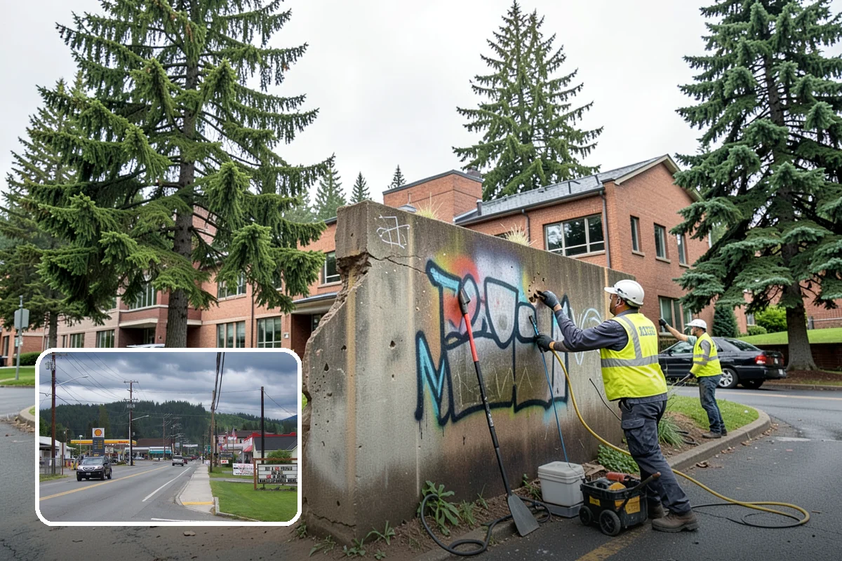 Detour Signage Setup in Granite Falls, Snohomish County, WA - Clear guidance around closures