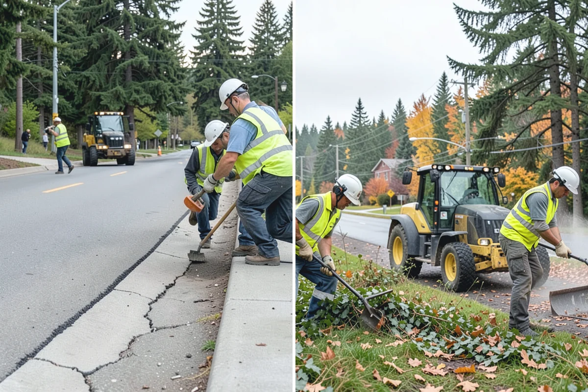 Detour Signage Setup in Granite Falls, Snohomish County, WA - Map the detour route and decision points