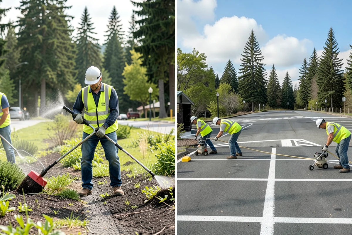 Detour Signage Setup in Kenmore, King County, WA - Map the detour route and decision points