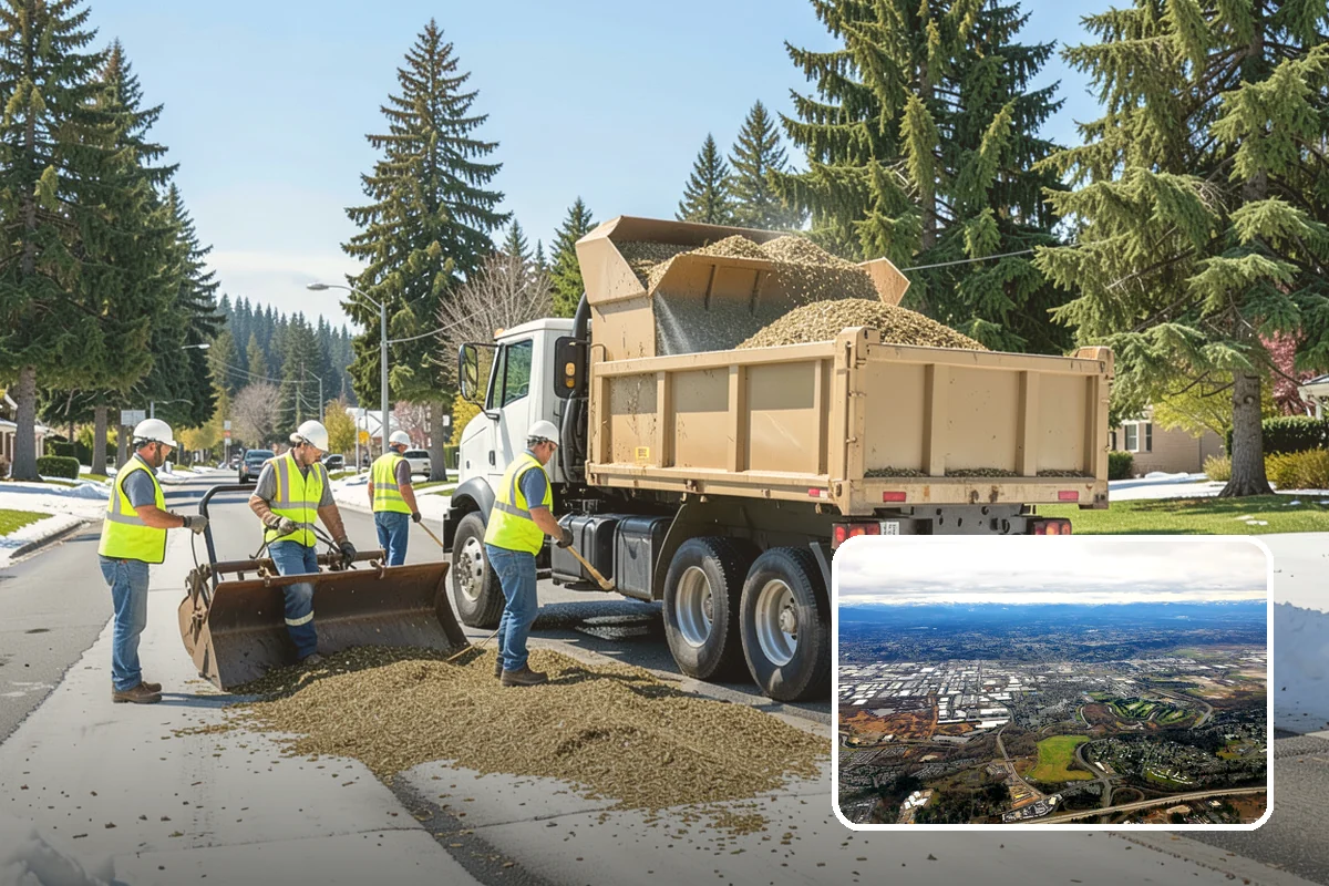 Detour Signage Setup in Kent, King County, WA - Clear guidance around closures