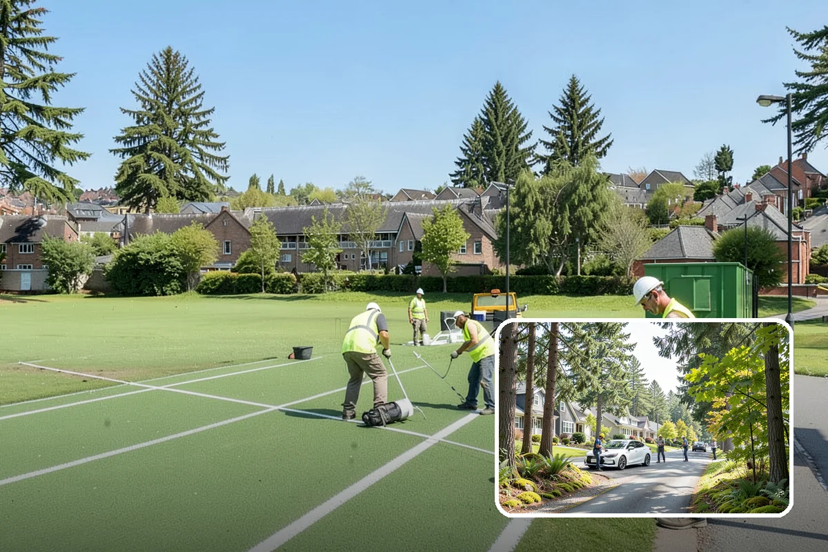 Detour Signage Setup in Normandy Park, King County, WA - Clear guidance around closures