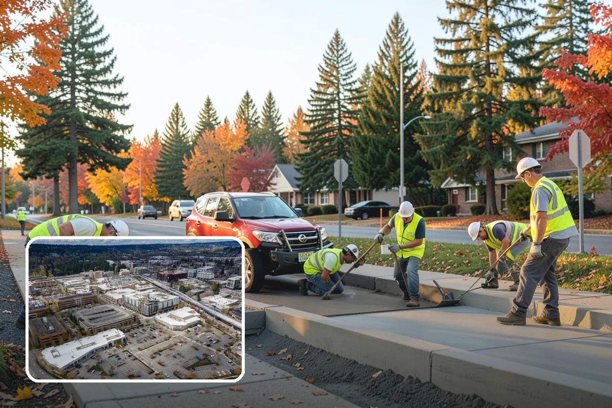 Detour Signage Setup in Redmond, King County, WA - Clear guidance around closures