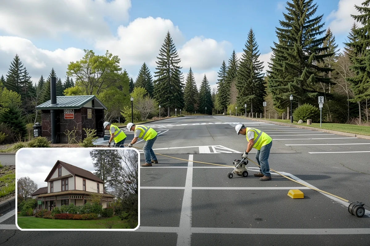Detour Signage Setup in Sumner, Pierce County, WA - Clear guidance around closures
