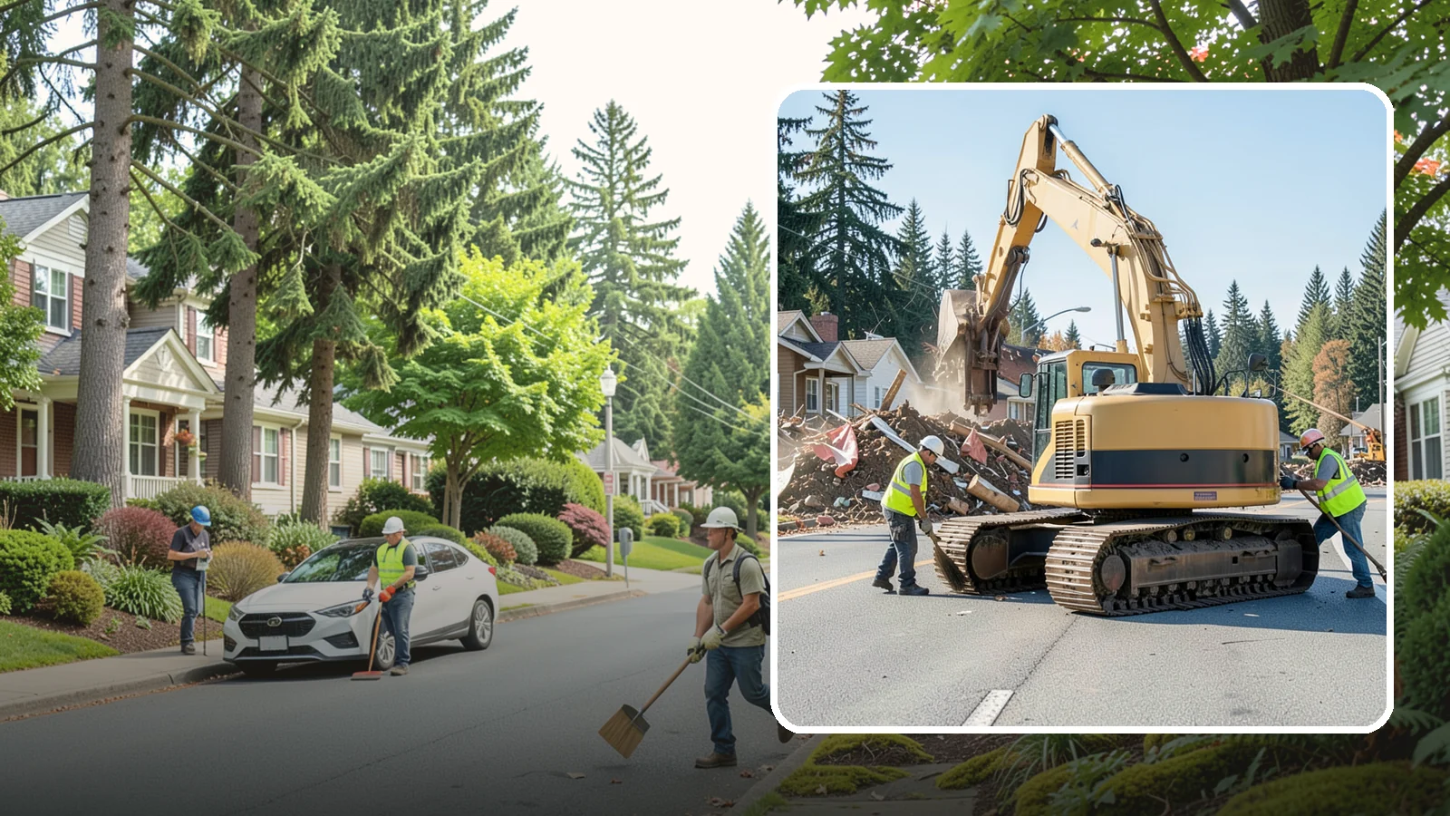 Disaster Debris Removal in Beaux Arts Village, King County, WA - Large-scale debris removal and hauling to support recovery after declared disasters and major events.