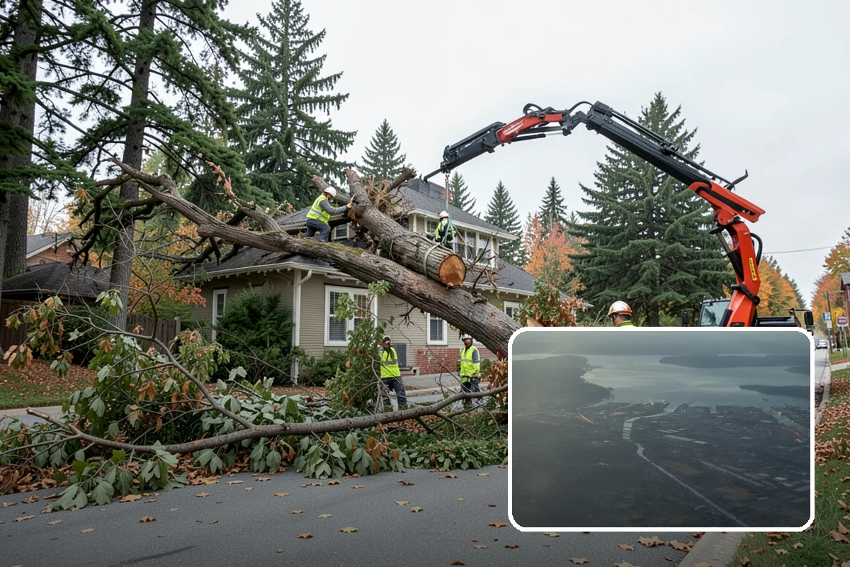 Disaster Debris Removal in Fife, Pierce County, WA - Scales crews and equipment to major-event debris volumes