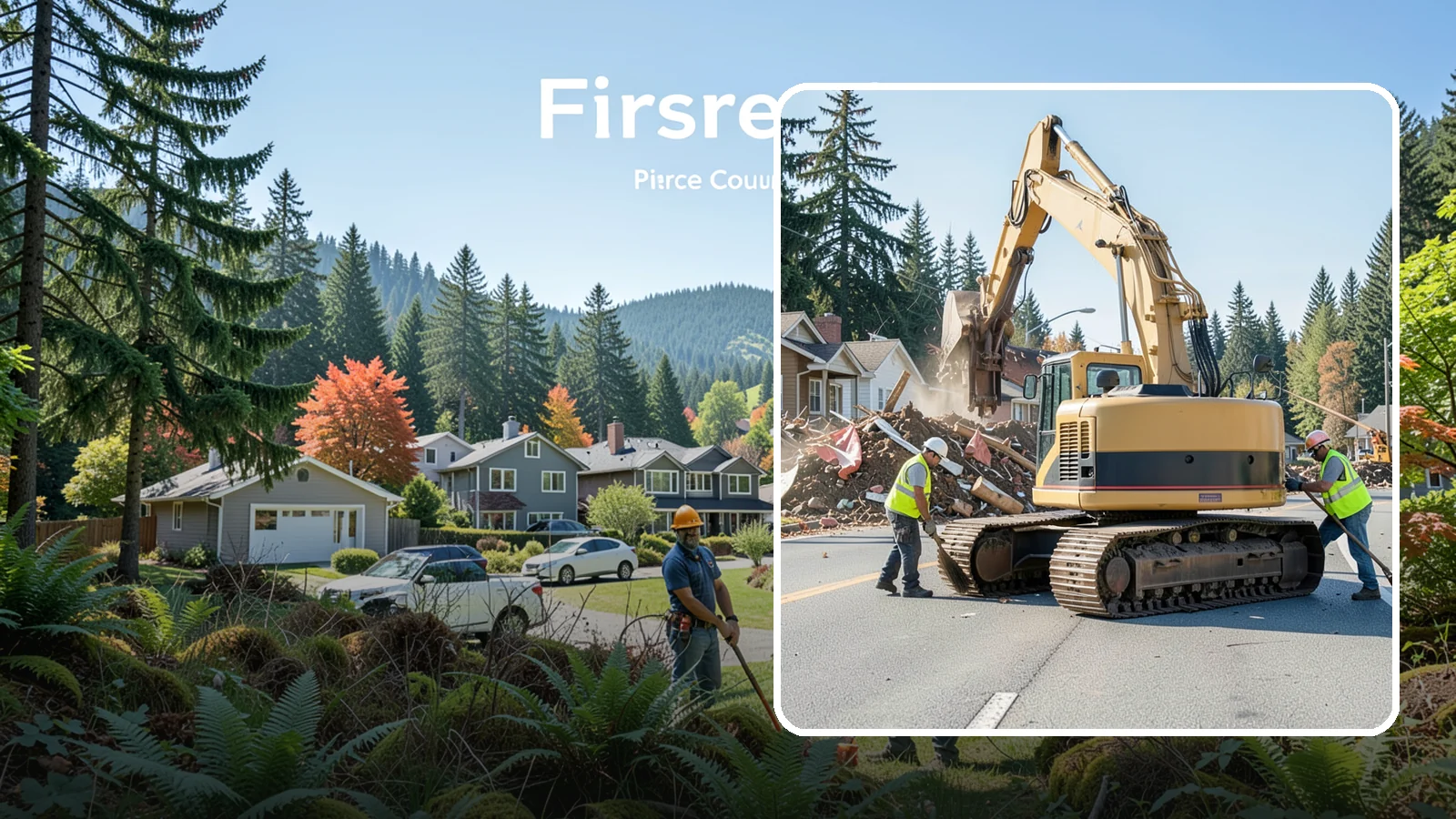 Disaster Debris Removal in Fircrest, Pierce County, WA - Large-scale debris removal and hauling to support recovery after declared disasters and major events.