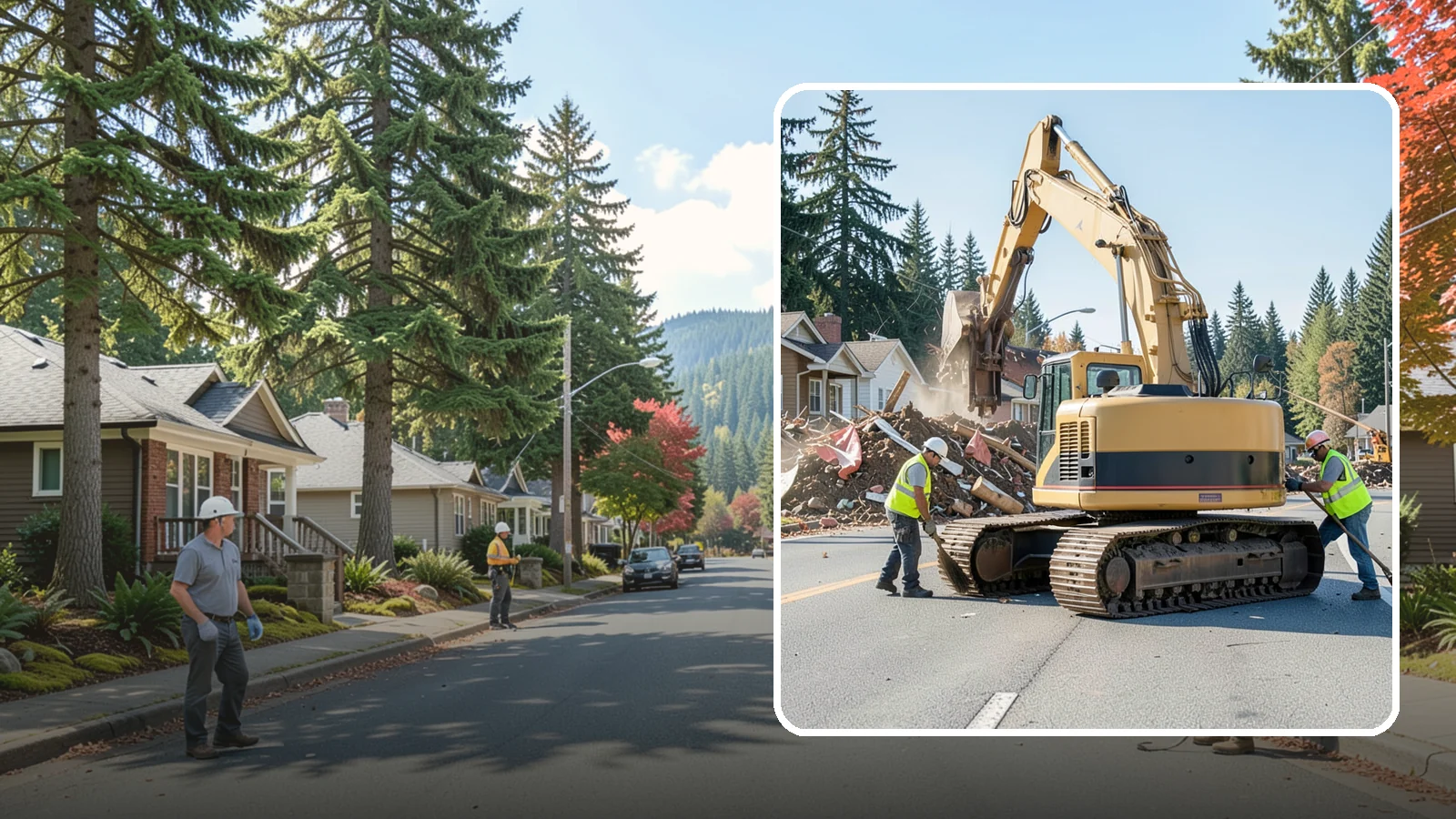 Disaster Debris Removal in Hunts Point, King County, WA - Large-scale debris removal and hauling to support recovery after declared disasters and major events.