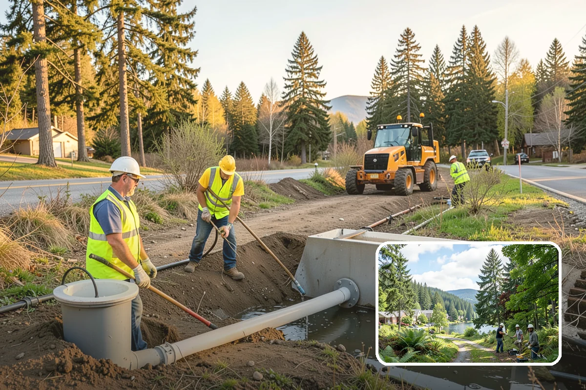 Disaster Debris Removal in Lake Forest Park, King County, WA - Scales crews and equipment to major-event debris volumes