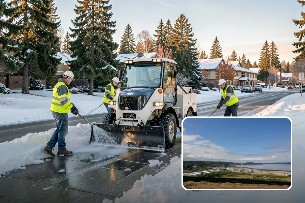 Disaster Debris Removal in University Place, Pierce County, WA - Scales crews and equipment to major-event debris volumes