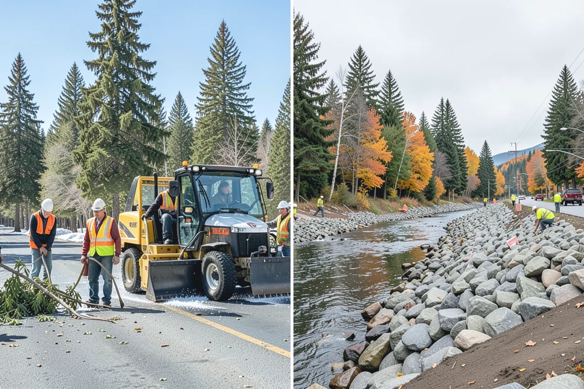 Disc Golf Course Maintenance in Auburn, King County, WA - Walk the course to inventory tees, baskets, and vegetation issues