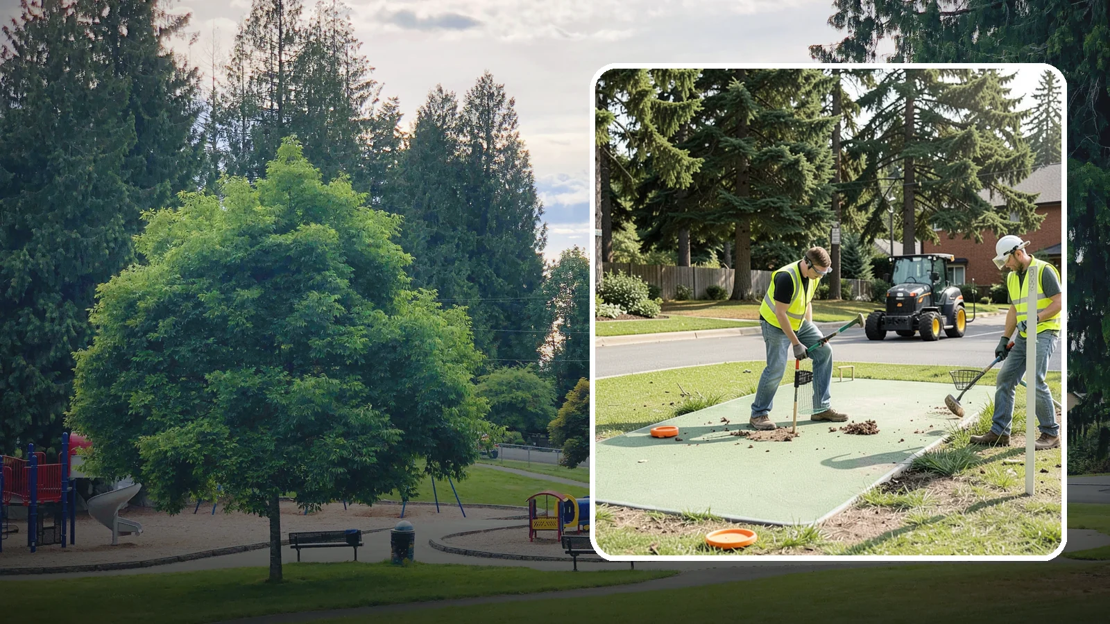 Disc Golf Course Maintenance in Bonney Lake, Pierce County, WA - Course upkeep for public disc golf that keeps fairways, tees, and baskets safe, clear, and playable.