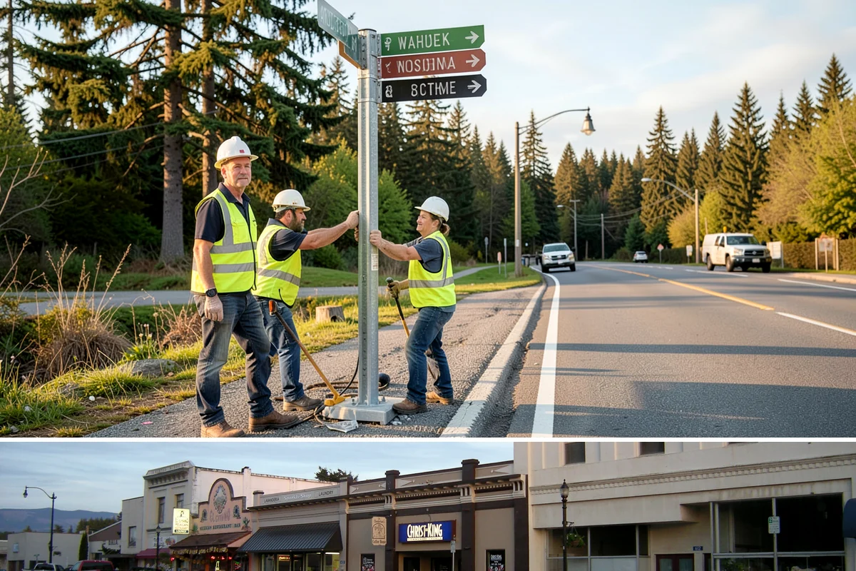 Disc Golf Course Maintenance in Burlington, Skagit County, WA - Vegetation management is heaviest from late spring through early fall, with debris cleanup after winter storms.