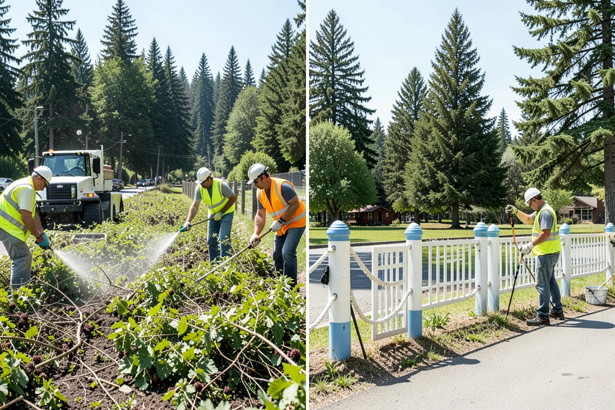 Disc Golf Course Maintenance in Enumclaw, King County, WA - Walk the course to inventory tees, baskets, and vegetation issues