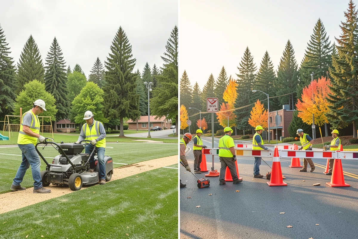 Disc Golf Course Maintenance in Fife, Pierce County, WA - Walk the course to inventory tees, baskets, and vegetation issues