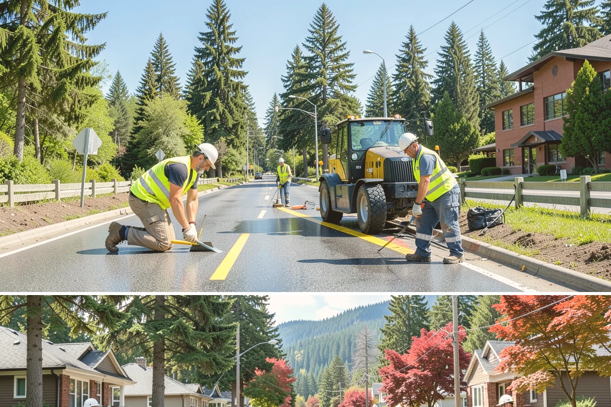 Disc Golf Course Maintenance in Hunts Point, King County, WA - Vegetation management is heaviest from late spring through early fall, with debris cleanup after winter storms.