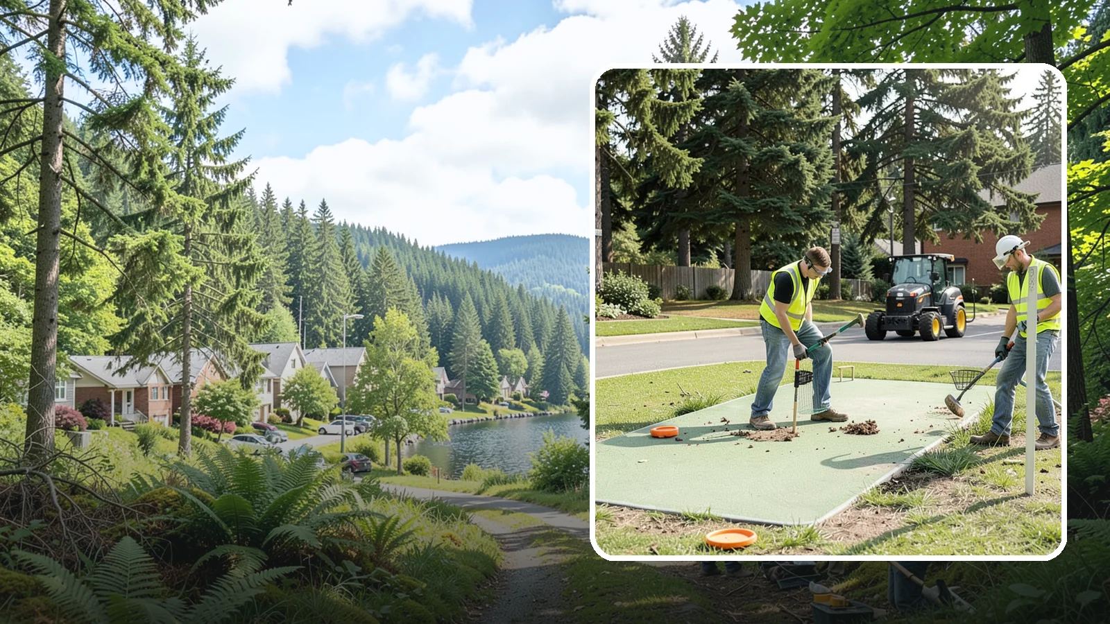 Disc Golf Course Maintenance in Lake Forest Park, King County, WA - Course upkeep for public disc golf that keeps fairways, tees, and baskets safe, clear, and playable.