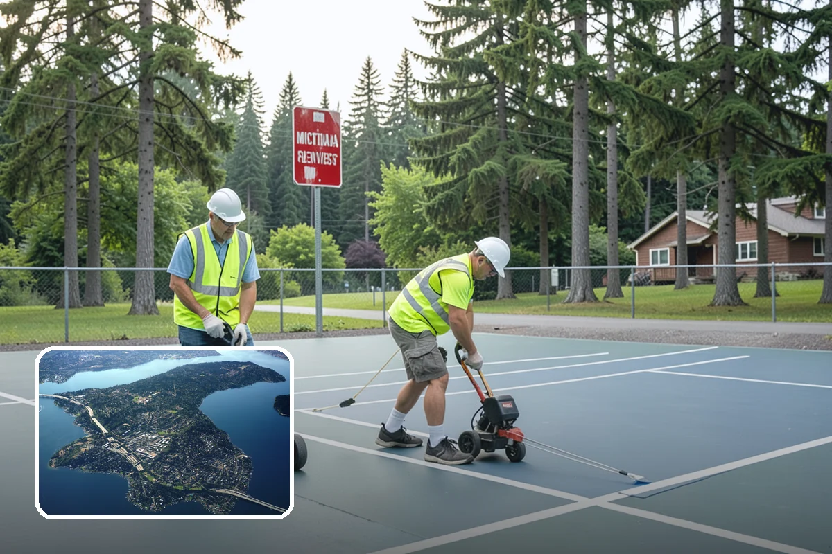 Disc Golf Course Maintenance in Mercer Island, King County, WA - Clear, safe fairways and tees that improve player experience