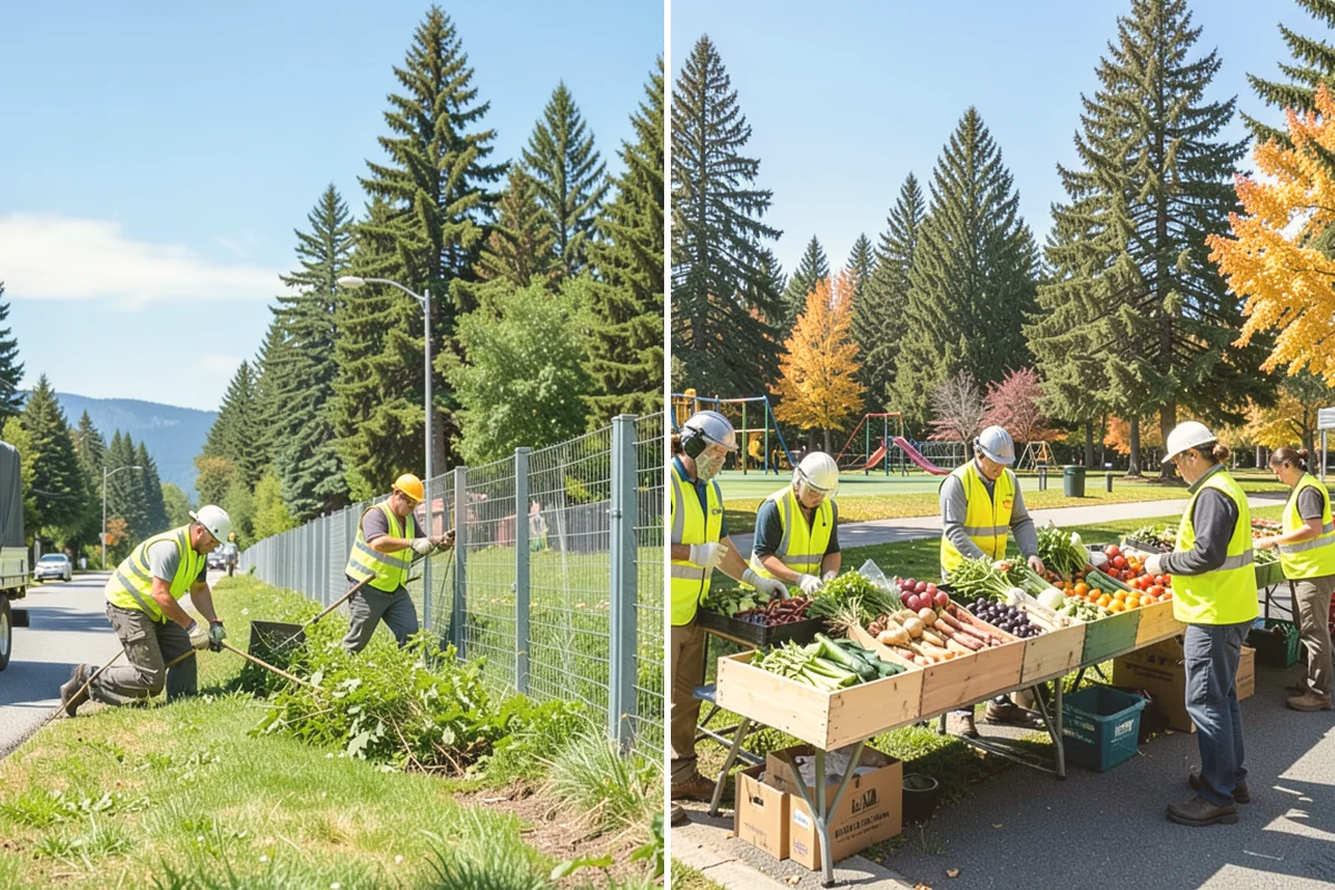Disc Golf Course Maintenance in Orting, Pierce County, WA - Walk the course to inventory tees, baskets, and vegetation issues