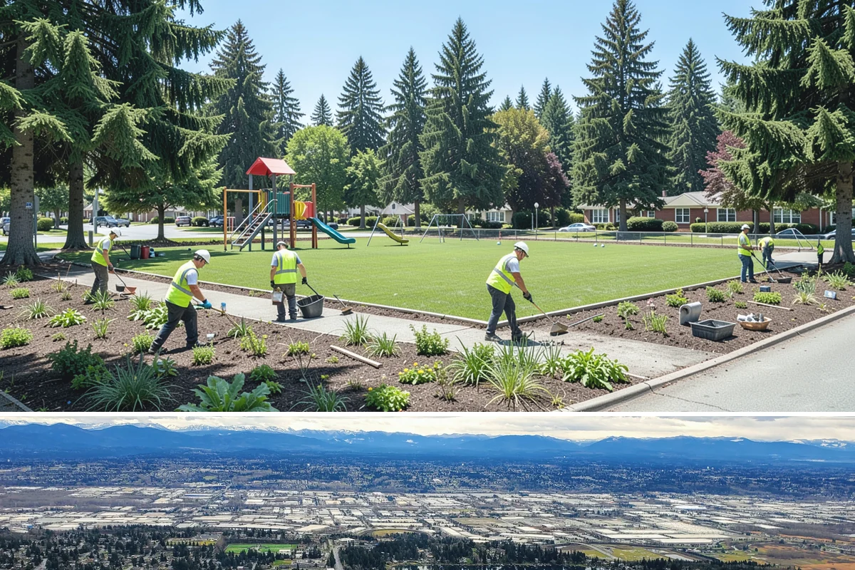 Disc Golf Course Maintenance in SeaTac, King County, WA - Vegetation management is heaviest from late spring through early fall, with debris cleanup after winter storms.