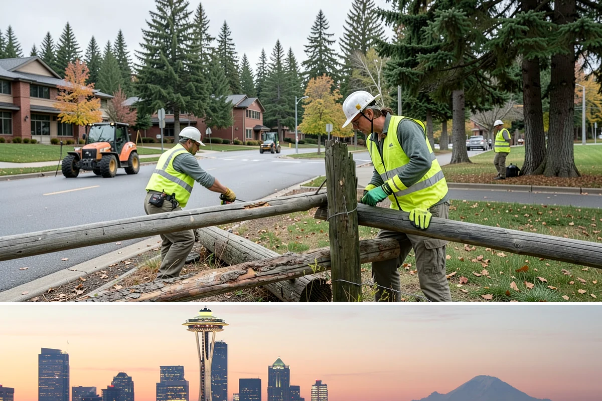 Disc Golf Course Maintenance in Seattle, King County, WA - Vegetation management is heaviest from late spring through early fall, with debris cleanup after winter storms.