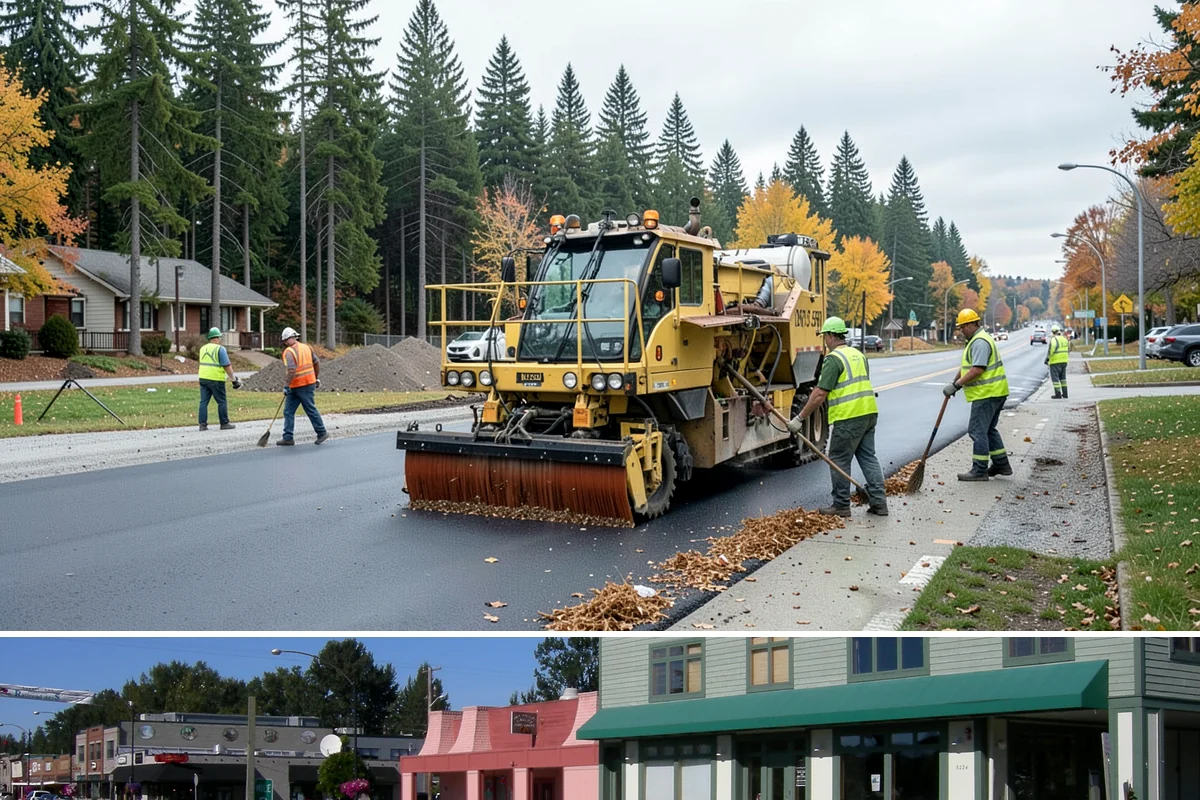 Disc Golf Course Maintenance in Snoqualmie, King County, WA - Vegetation management is heaviest from late spring through early fall, with debris cleanup after winter storms.