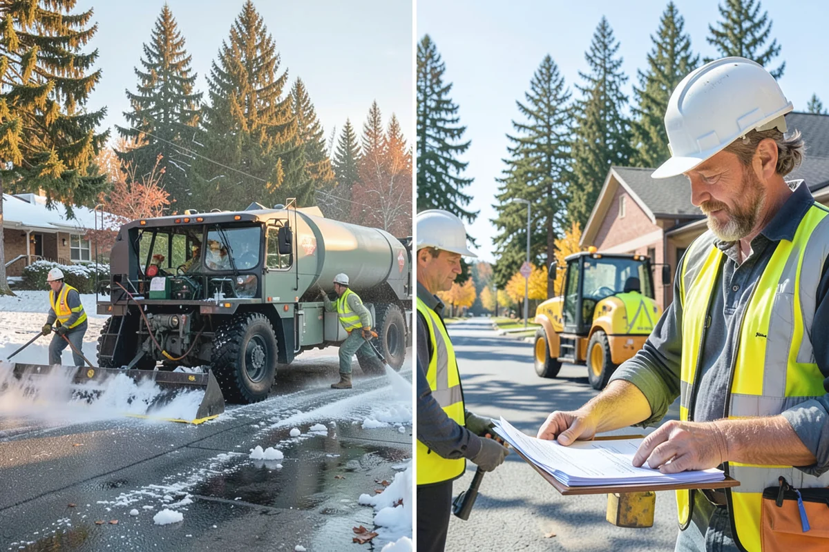 Disc Golf Course Maintenance in Woodinville, King County, WA - Walk the course to inventory tees, baskets, and vegetation issues