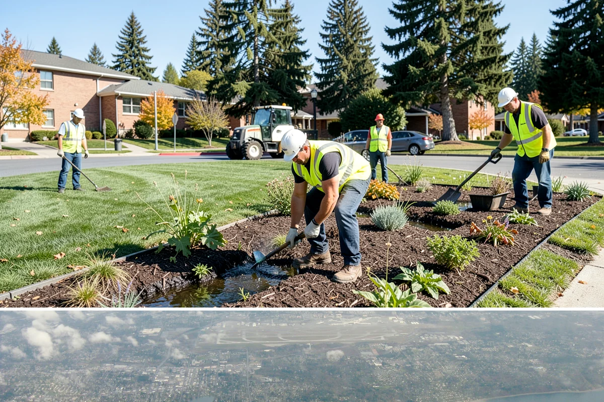 Ditch Maintenance in Burien, King County, WA - Ditch reshaping is best done in late summer and early fall so channels are restored and slope vegetation can establish before...