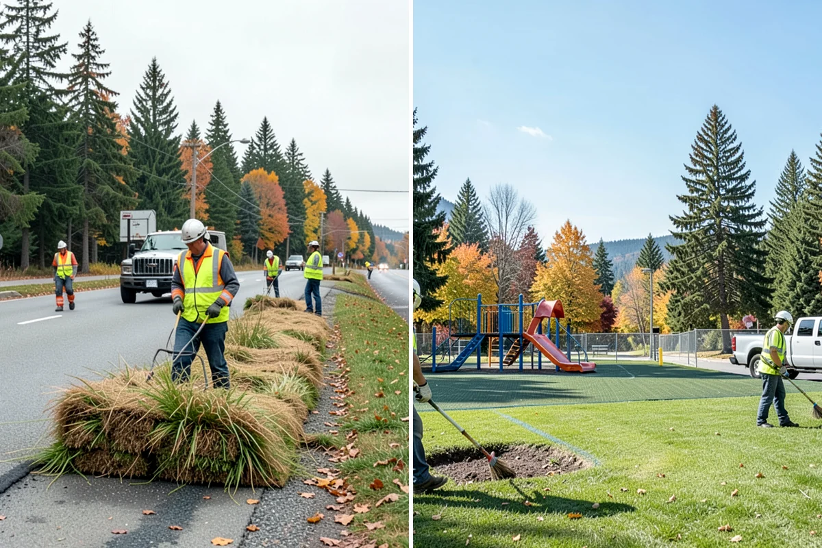 Ditch Maintenance in Clyde Hill, King County, WA - Survey ditch reaches and identify grade and sediment problems