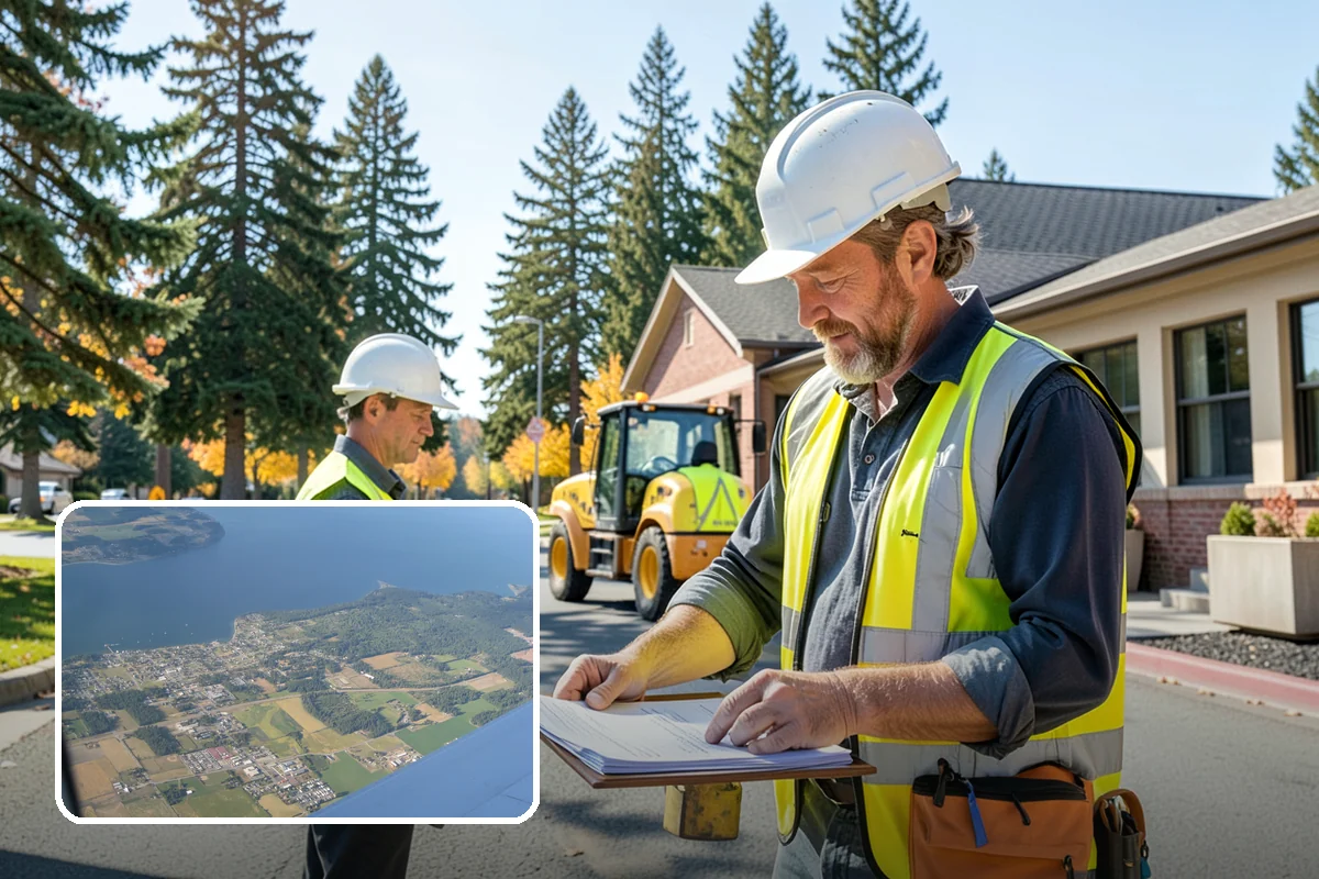 Ditch Maintenance in Coupeville, Island County, WA - Restores designed invert slope and channel capacity