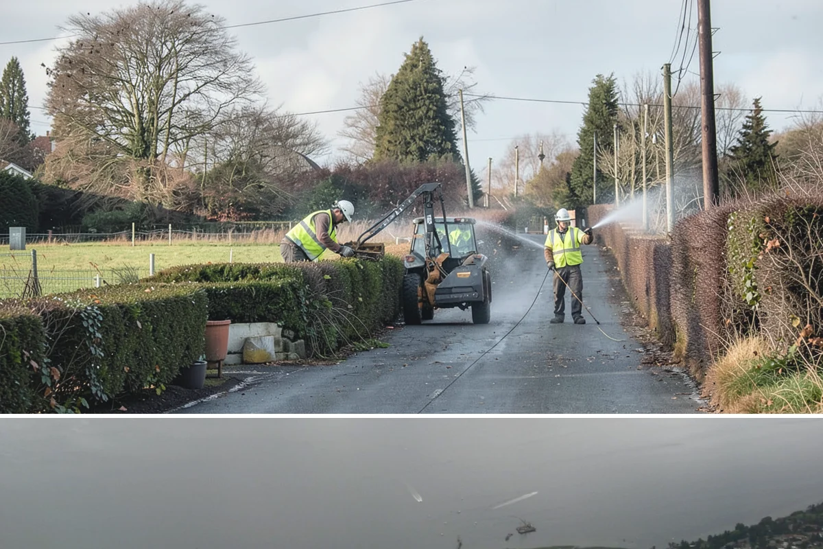 Ditch Maintenance in Des Moines, King County, WA - Ditch reshaping is best done in late summer and early fall so channels are restored and slope vegetation can establish before...