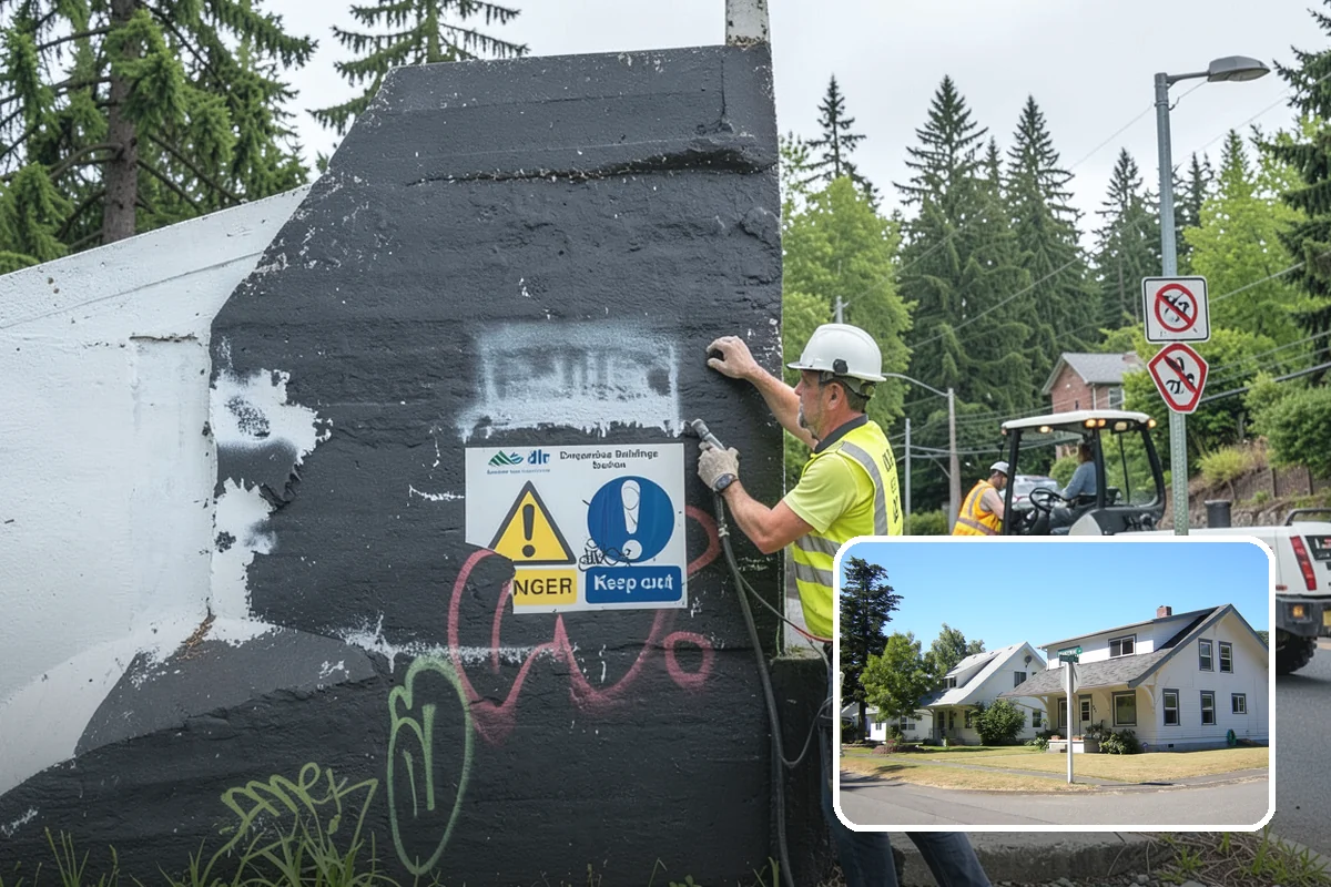 Ditch Maintenance in DuPont, Pierce County, WA - Restores designed invert slope and channel capacity