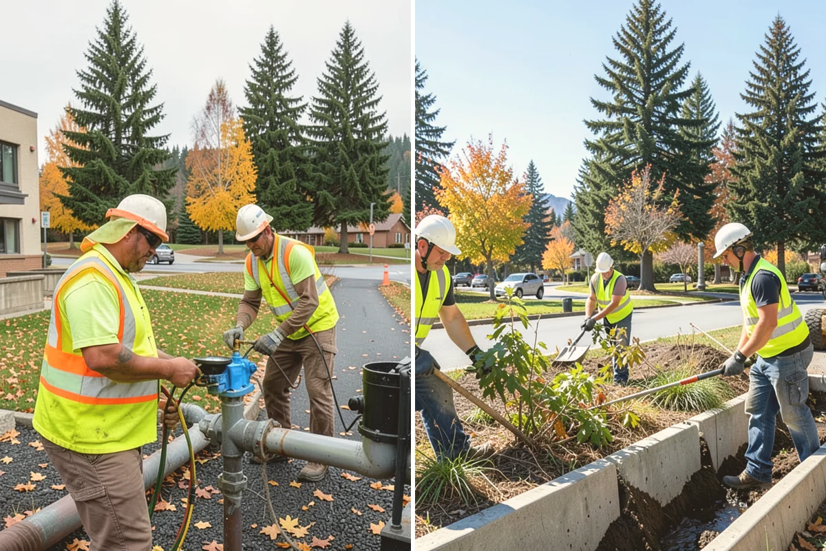 Ditch Maintenance in Eatonville, Pierce County, WA - Survey ditch reaches and identify grade and sediment problems