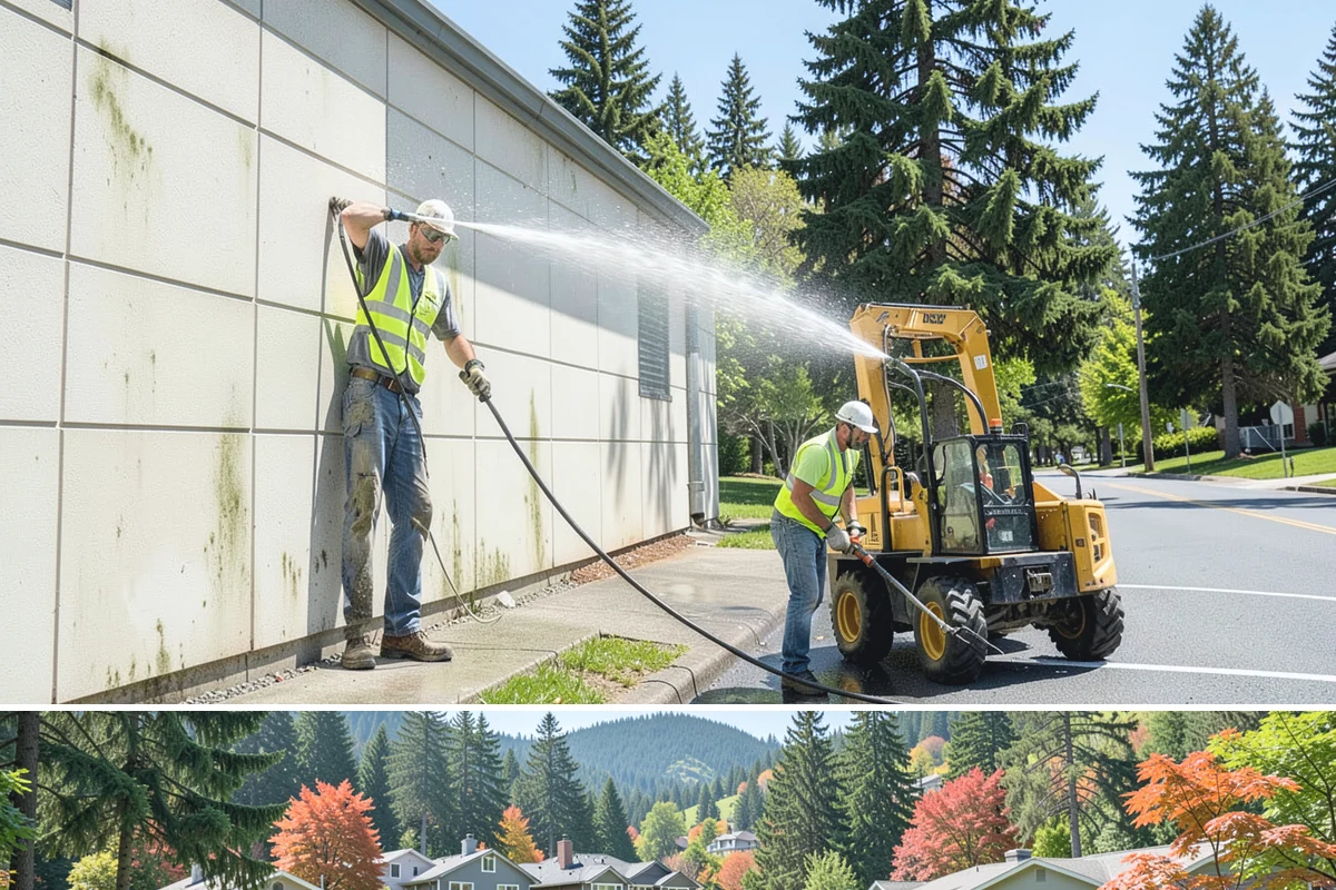 Ditch Maintenance in Fircrest, Pierce County, WA - Ditch reshaping is best done in late summer and early fall so channels are restored and slope vegetation can establish before...