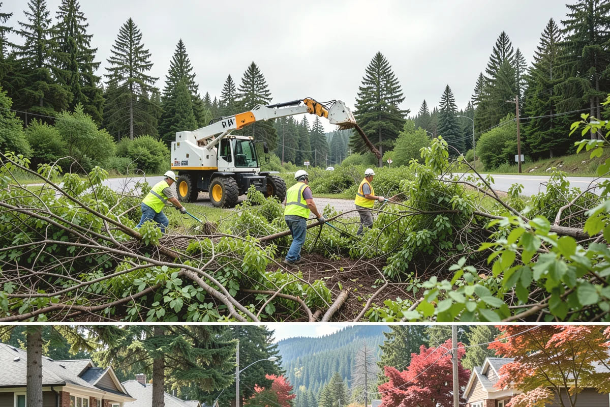 Ditch Maintenance in Hunts Point, King County, WA - Ditch reshaping is best done in late summer and early fall so channels are restored and slope vegetation can establish before...