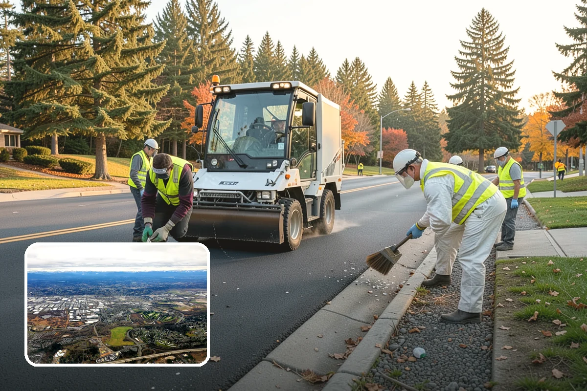 Ditch Maintenance in Kent, King County, WA - Restores designed invert slope and channel capacity
