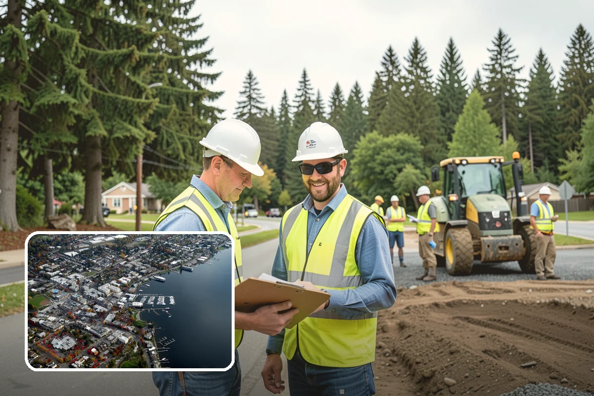 Ditch Maintenance in Kirkland, King County, WA - Restores designed invert slope and channel capacity