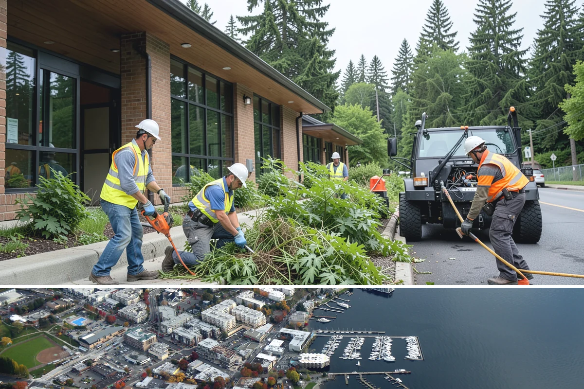 Ditch Maintenance in Kirkland, King County, WA - Ditch reshaping is best done in late summer and early fall so channels are restored and slope vegetation can establish before...