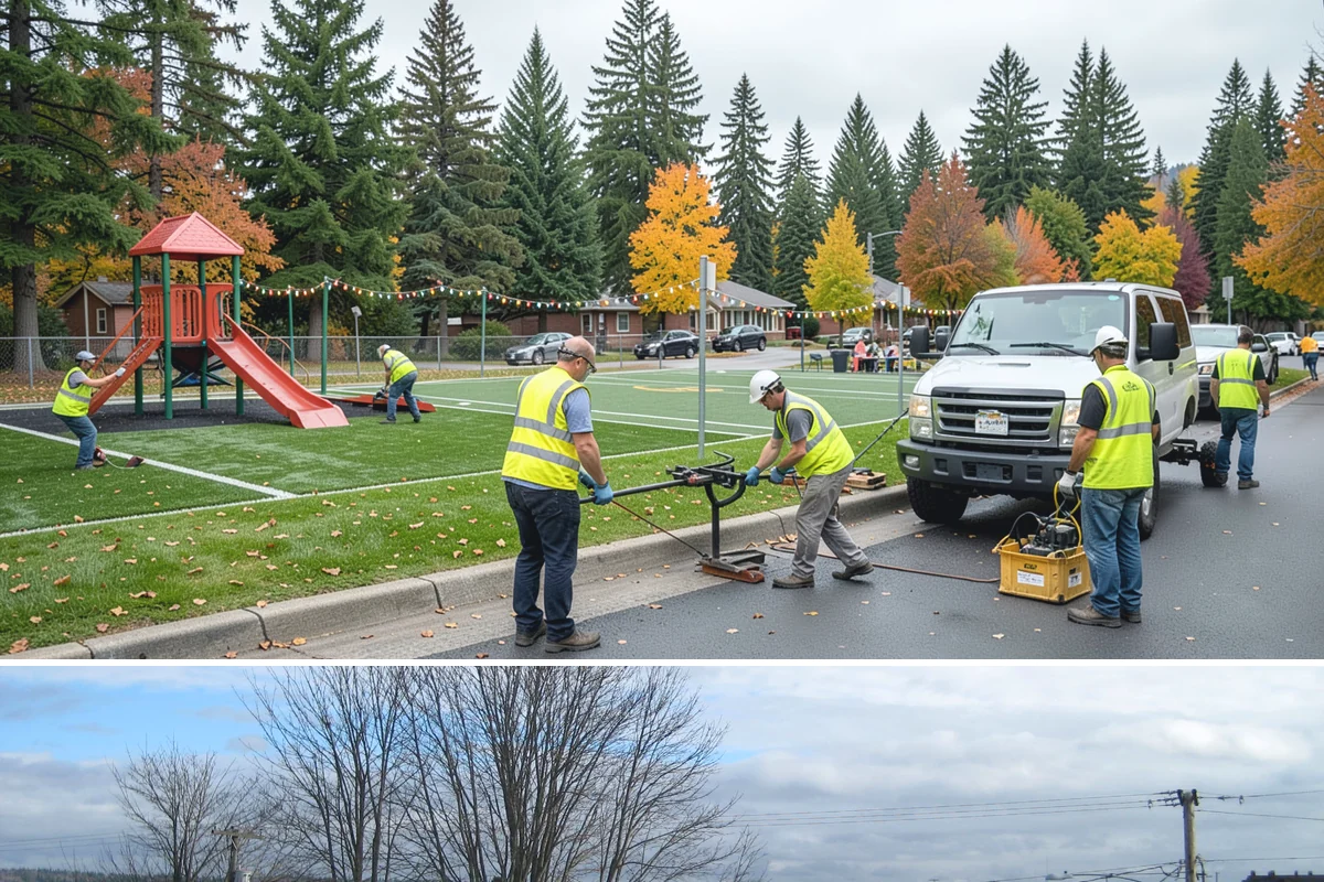 Ditch Maintenance in Langley, Island County, WA - Ditch reshaping is best done in late summer and early fall so channels are restored and slope vegetation can establish before...