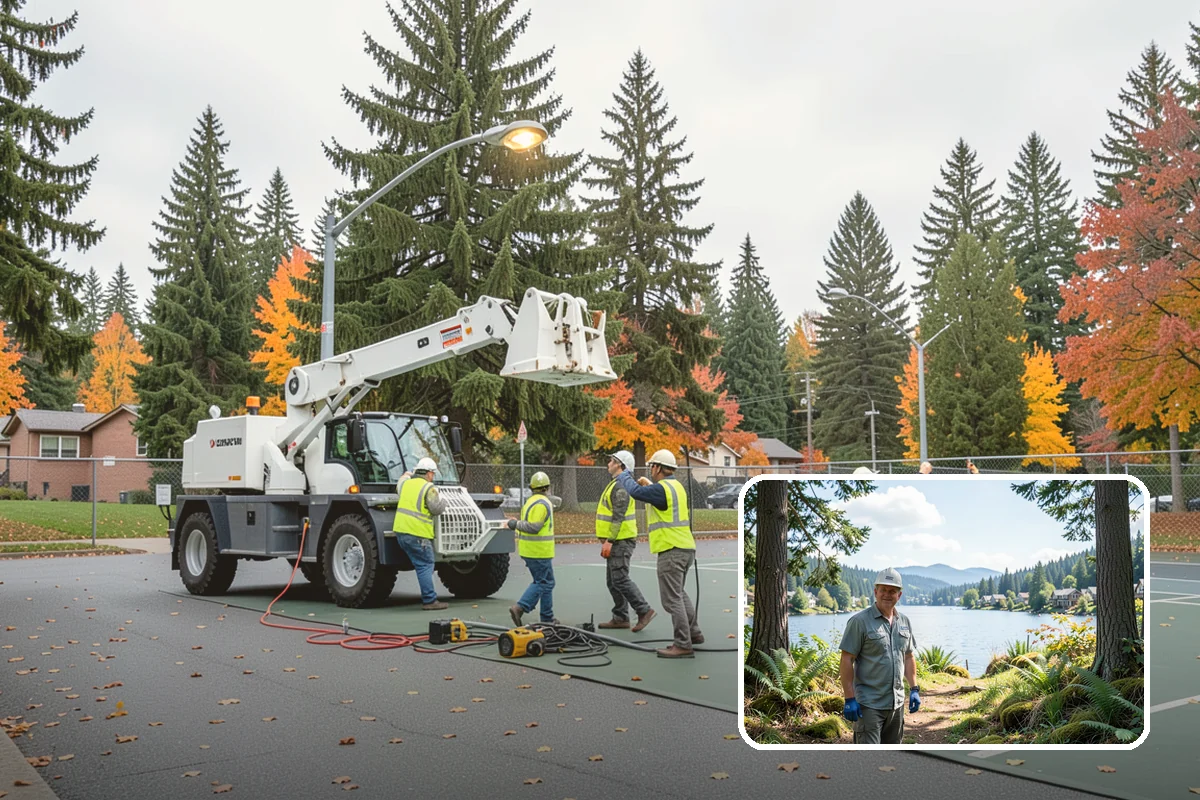 Ditch Maintenance in Milton, King County, WA - Restores designed invert slope and channel capacity